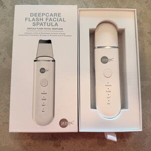 Ultrasonic Skin Deep Pore Cleaner skin Inc Facial Spatula Black head Remover NIB